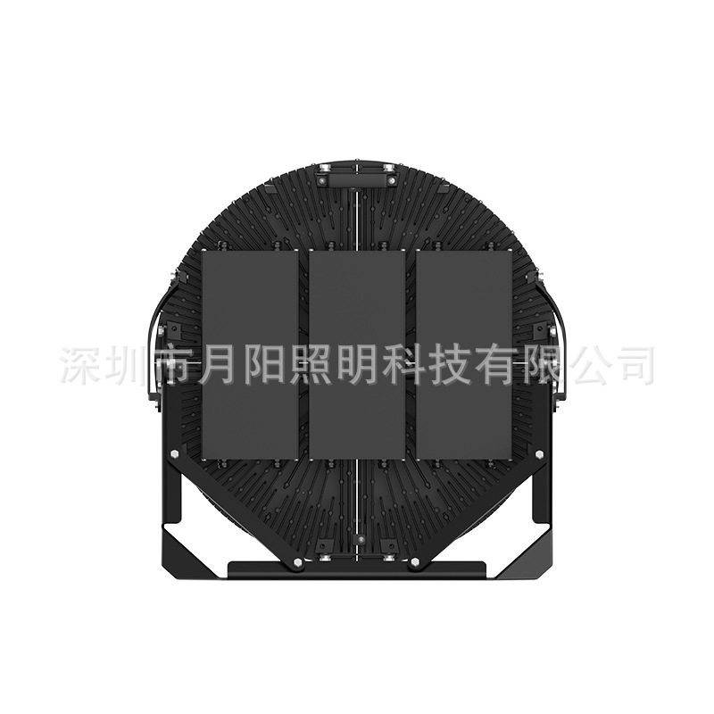 厂家批发led球场灯1500W圆形高亮度防眩光户外灯足球体育场照明灯