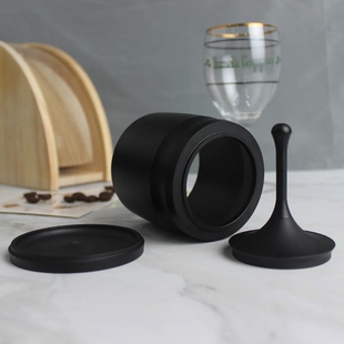 1接粉器ek43磨豆机接粉杯手冲均匀带盖落粉器58mm咖啡机手柄
