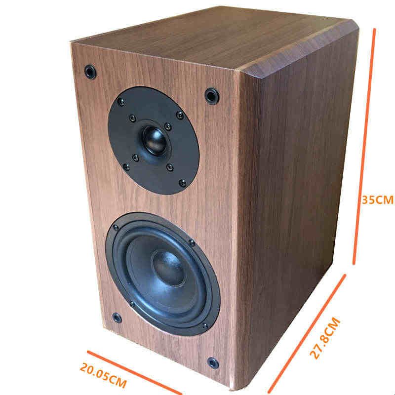 5寸无源音箱高低二分频家用书架音箱5.5寸二单元高保真胆机音箱