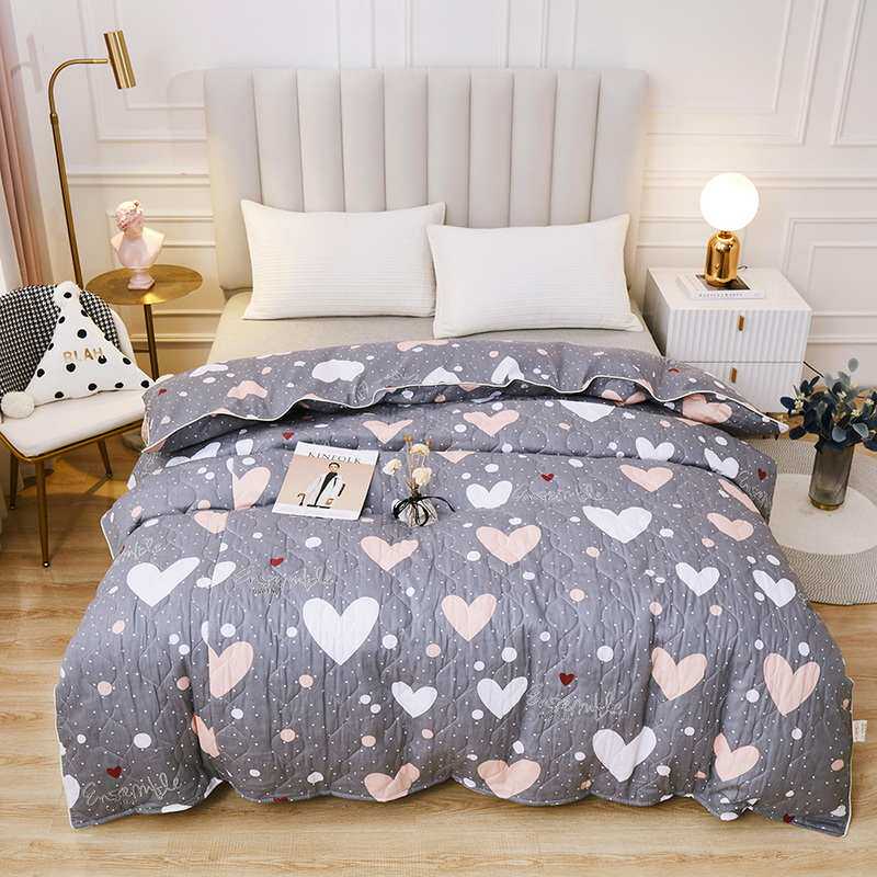 全棉加厚空调被单夹棉斜纹布两用被罩单件纯棉被套1.5m/1.8/2米