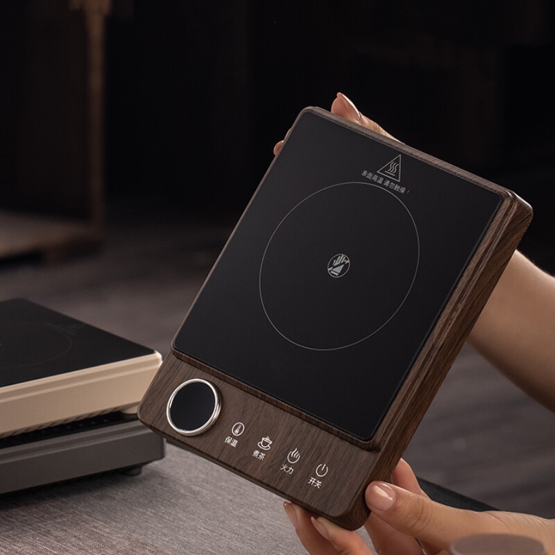 2025新款加热杯垫恒温可烧水100度超薄迷你电陶炉茶炉可调温底座