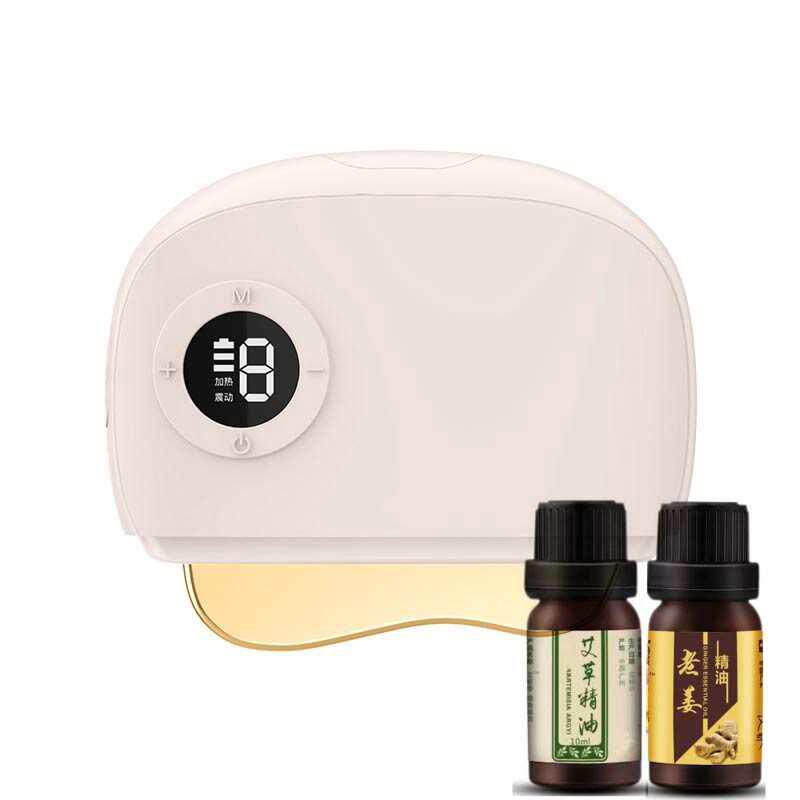 黄铜电动加热面部脸部颈部全身按摩器刮痧板仪刮痧仪按摩仪