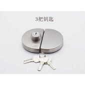 有框门锁木门锁铝合金双门双开玻璃门锁不锈钢防盗锁商铺中央门锁