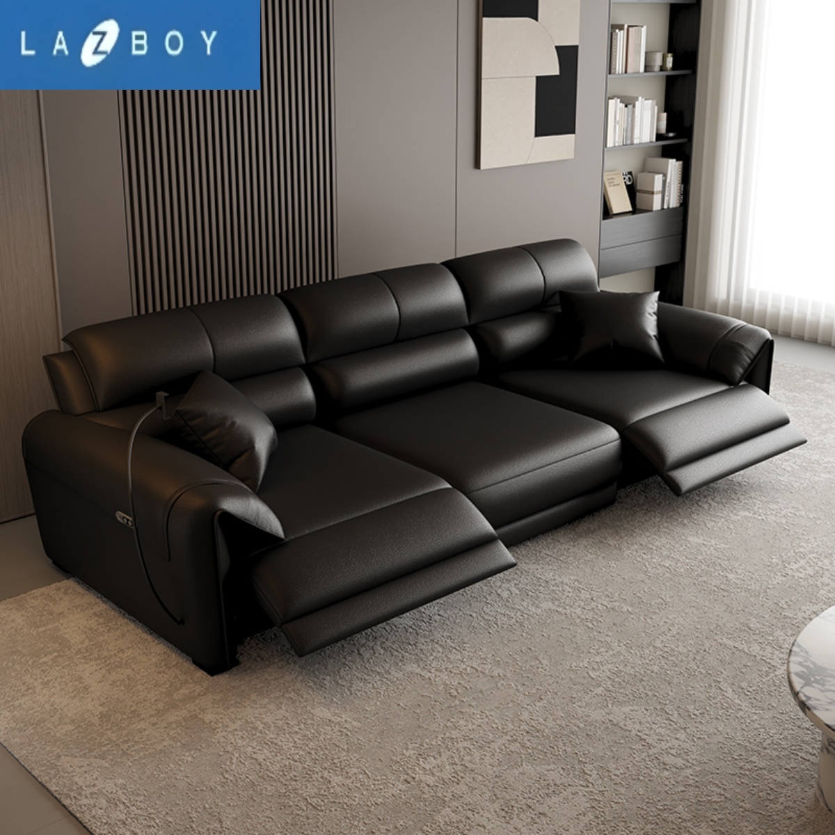 LAZBOY乐至宝电动多功能沙发客厅影院自动伸缩可调节2024新款
