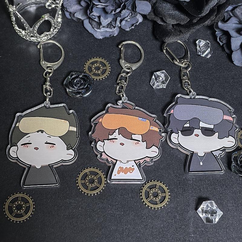 盗墓笔记周边钥匙扣无邪胖子黑瞎子解雨臣张起灵挂件饰品生日礼物