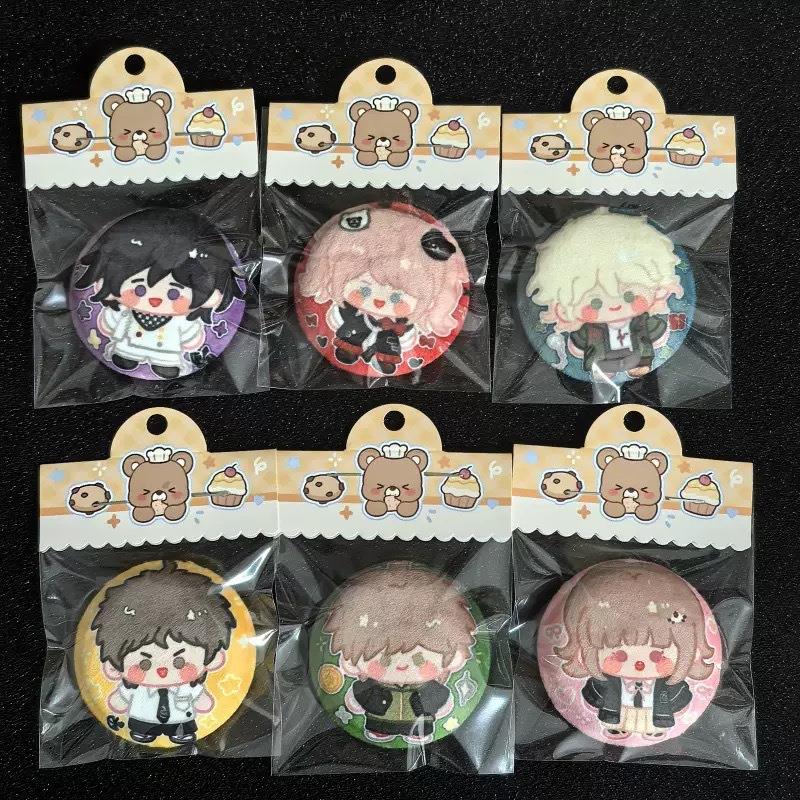 （画师授权）弹丸论破周边同人狛枝凪斗王马小吉毛绒吧唧徽章谷子