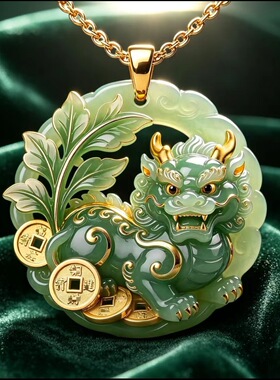 貔貅吉祥招财寓意原创项链本命年招财进宝送朋友庇佑精致国潮吊坠