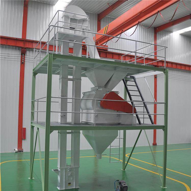 双轴桨叶搅拌混合设备饲料预混料添加剂混合机组无1立方500kg残留