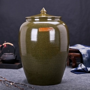 景德镇陶瓷米缸酒坛水缸油缸20斤30斤50斤100斤200斤 防潮防虫