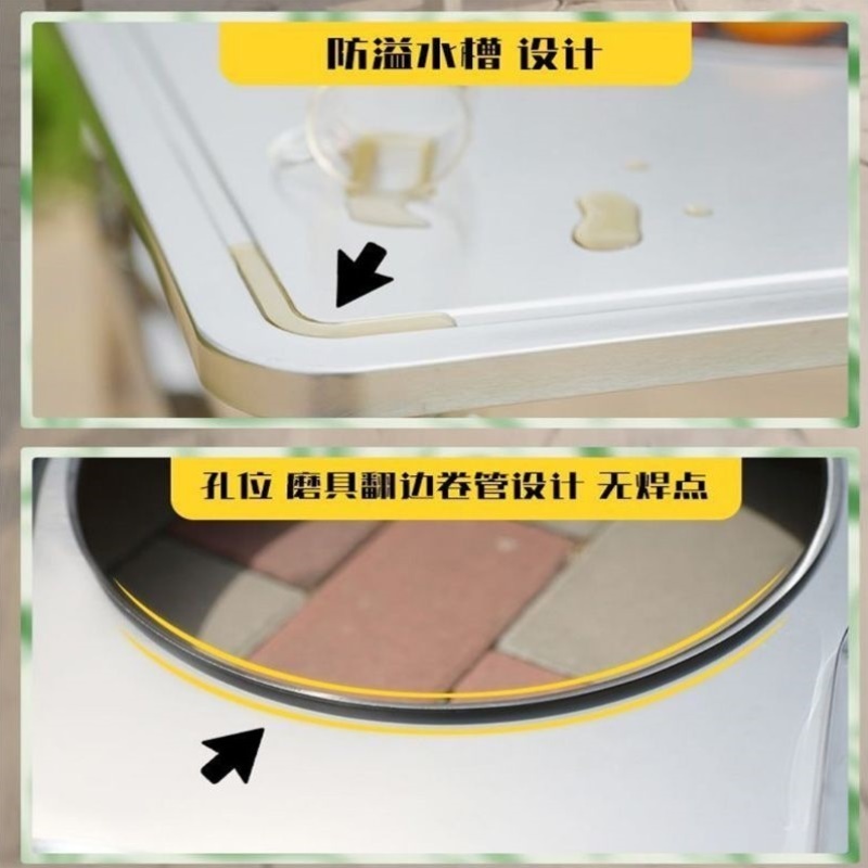 网红烧烤炉折叠桌家用围炉煮茶用地户外餐桌烤肉炉架摆地摊燃气灶
