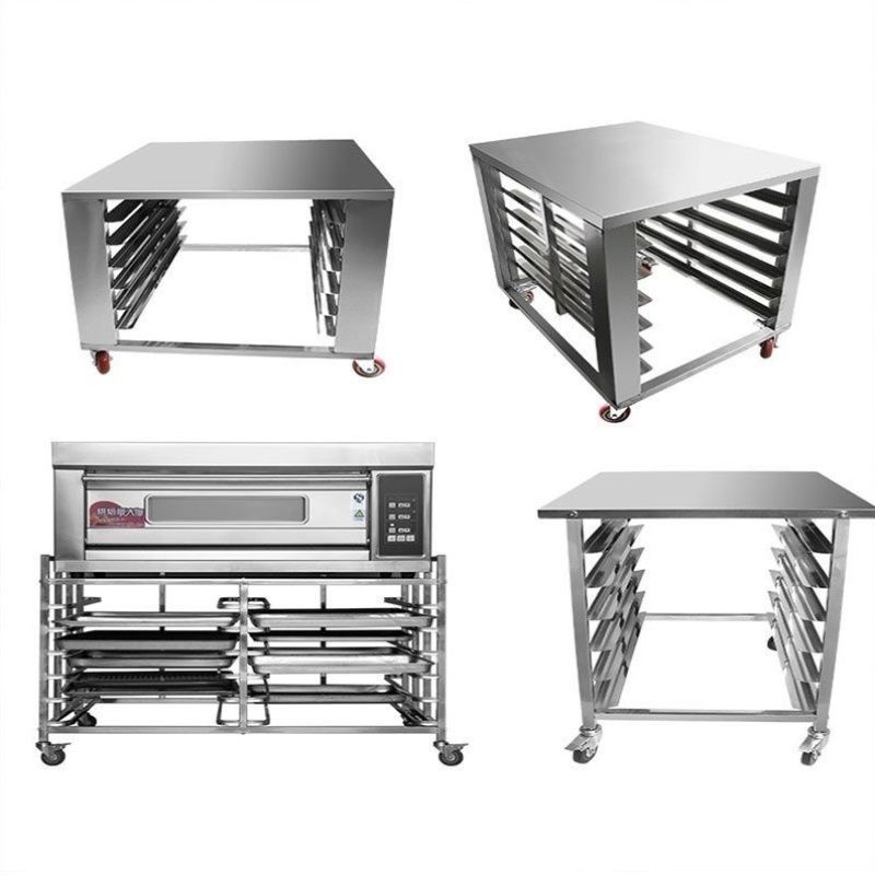 不锈钢一层两盘烤箱架高比克T60/T95/S80风炉架子烘焙商用置物架
