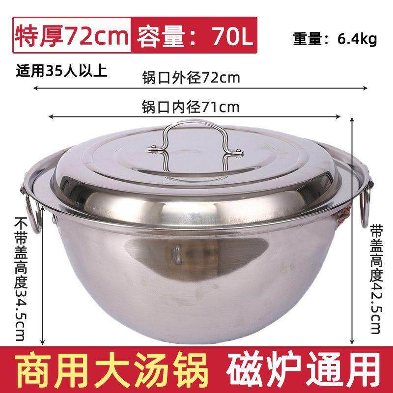 不锈钢行军锅羊肉大汤锅