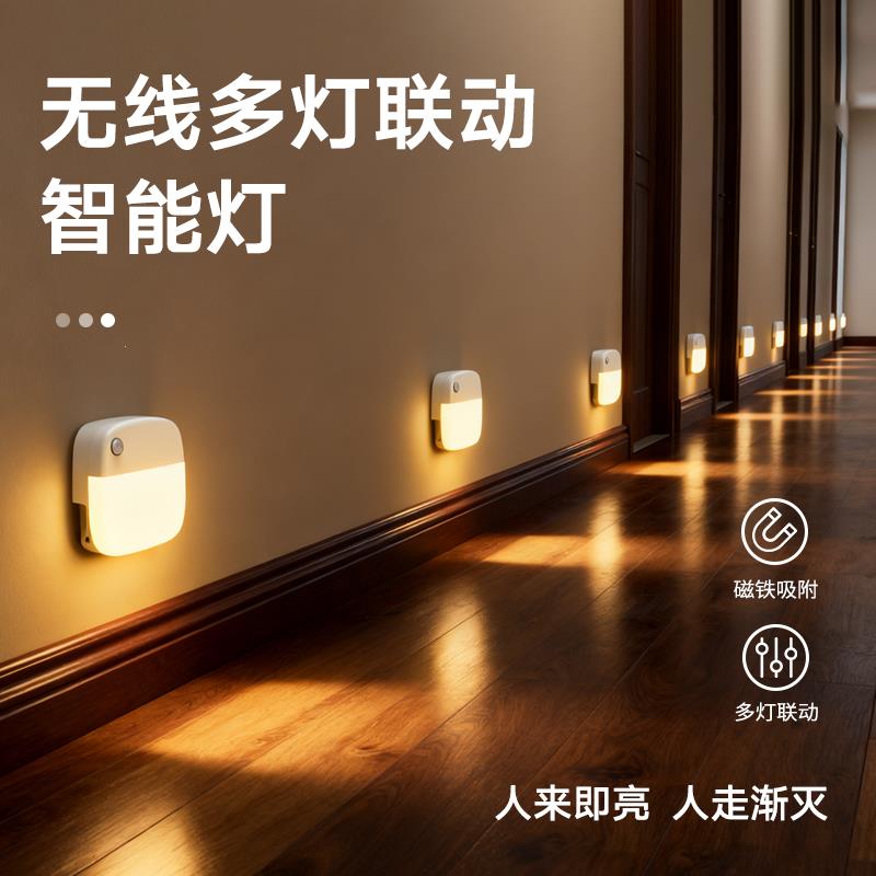 高档简约LED智能联动人体