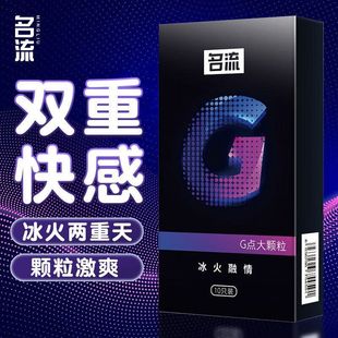 名流****套G点大颗粒冰火颗粒002三只装 酒店供套****计生用品