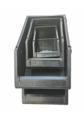 带支柱防静电塑料零件盒斜口物料盒螺丝电子元器件盒A2A3A4A6A7