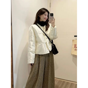 新中式短款羽绒服女2025年新款冬季独特超好看今年流行爆款小个子