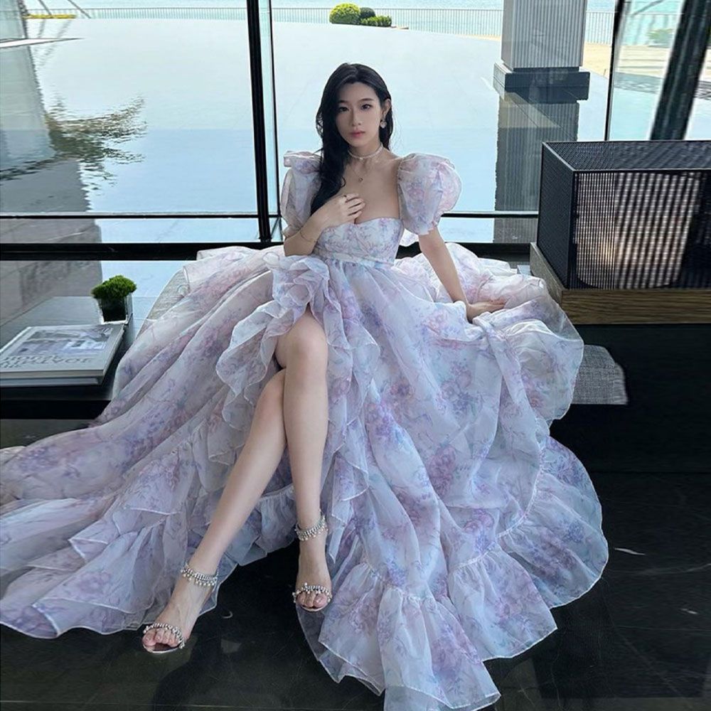 甜美在逃公主仙女生日裙