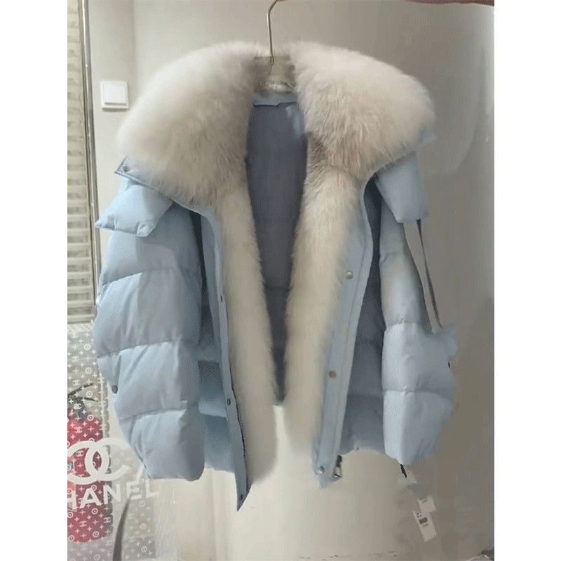 百搭可脱卸漫漫羽绒服女2