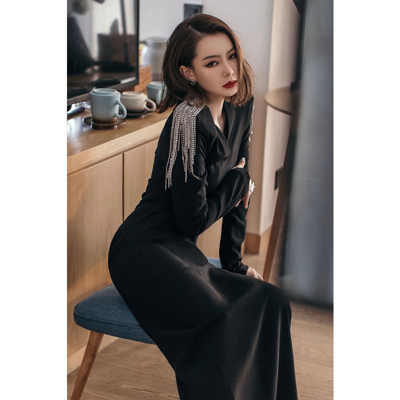 礼服轻奢小众高端聚会宴