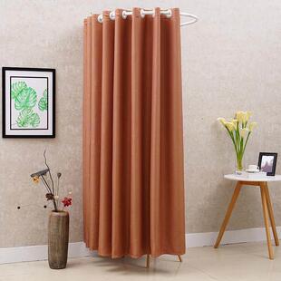 简易试衣间U型杆 服装店移动更衣室门帘试衣圈上墙临时换衣间直销