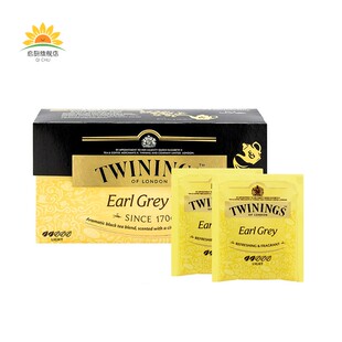 Twinings唐宁英国豪门伯爵红茶调味包50g 进口英式茶叶袋泡茶