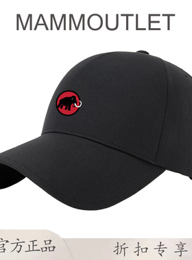 MAMMOUTLET户外高顶棒球帽男夏款大头围速干健身徒步鸭舌帽防泼水