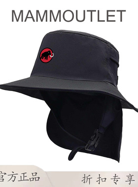 MAMMOUTLET速干冲浪帽海边防紫外线遮阳防晒帽男户外骑行渔夫帽