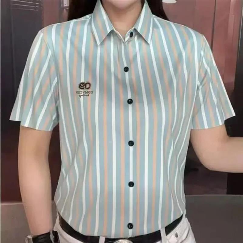 置邱源优品2026男装夏季潮流时尚个性百搭修身休闲短袖衬衫