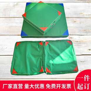 跳高垫运动体操垫套帆布有机硅PU学校仰卧起坐垫子海绵垫珍珠棉套