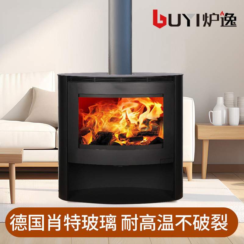 欧式壁炉真火木柴取暖炉家用室内冬季农村烧柴柴火炉自建房采暖器
