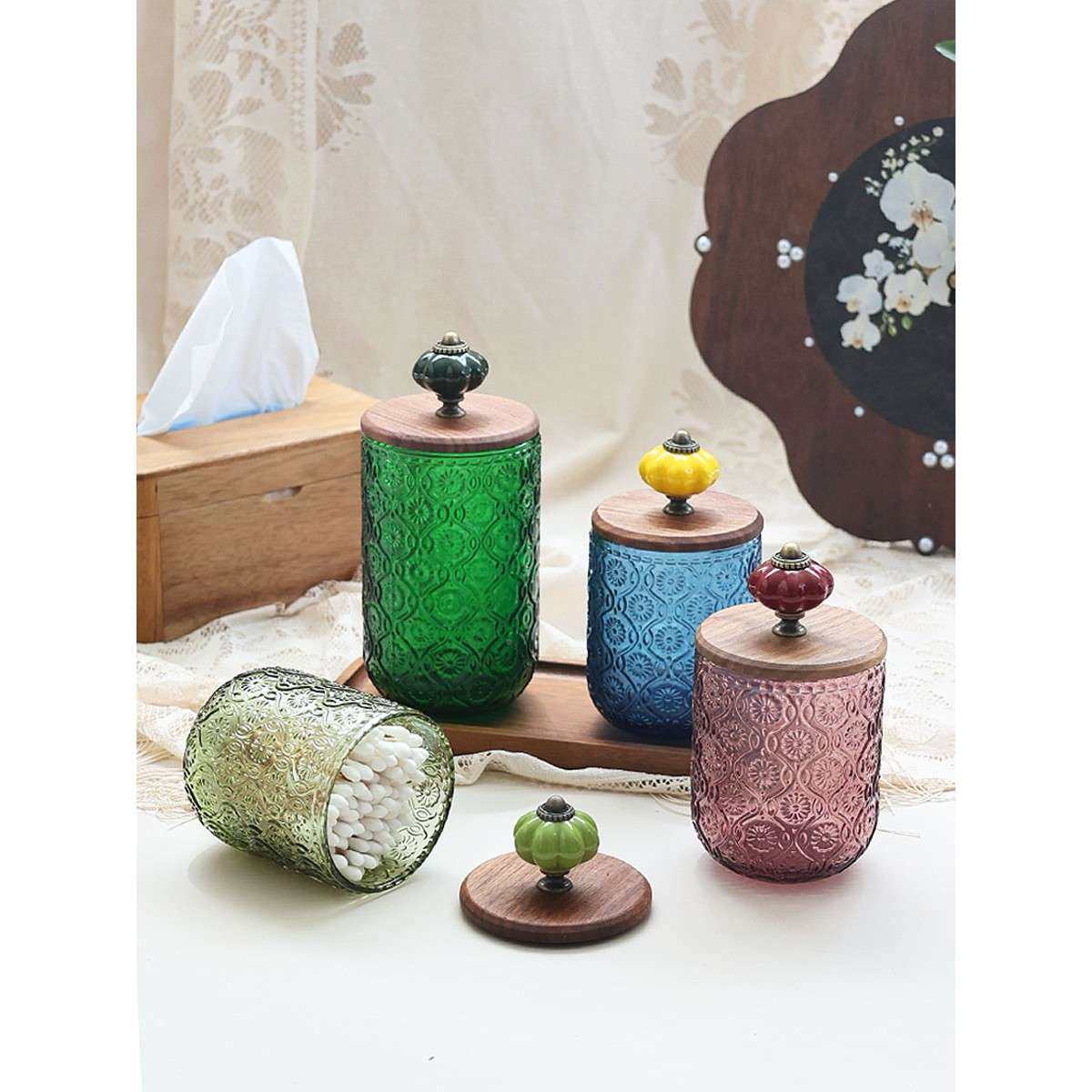 复刷古美985式签棉收纳盒牙签筒牙线杂物收纳罐化妆笔装饰摆件筒,收纳整理,首饰盒,淘宝优惠券,粉丝福利购,淘宝优惠卷