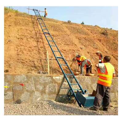 轻型便移式升降机建筑料工LNU爬虎上提地升机别墅修建斜坡送料山
