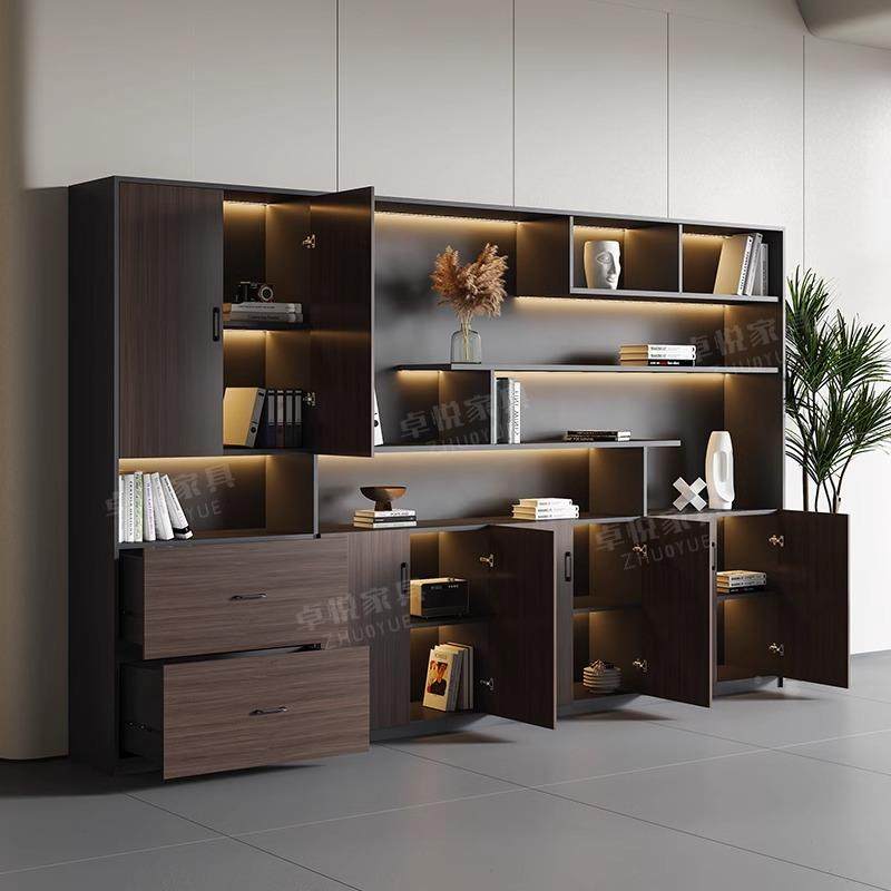 木质办公室件柜书柜简约现代储资物LBZ02柜落地料柜收柜办纳公文,商业/办公家具,办公储物柜,淘宝优惠券,粉丝福利购,淘宝优惠卷