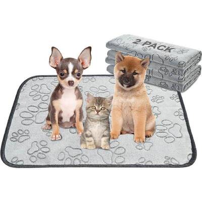 Reusable Puppy Pads 2 Pack Washable Waterproof NonSlip