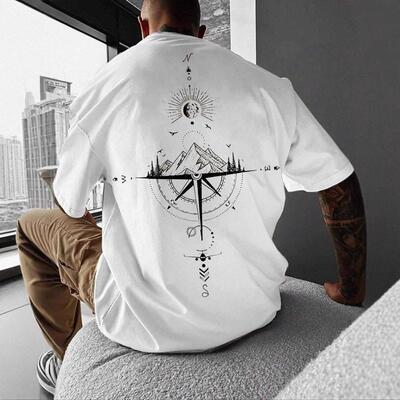 Dragon Graphic Print Round Neck Sleep Tee Regular Fit