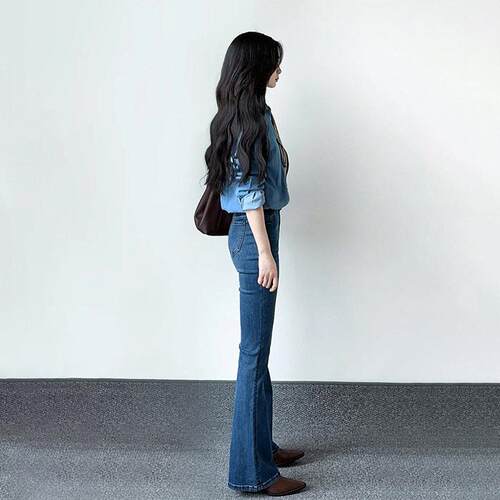 Women's High-Rise Bootcut Jeans