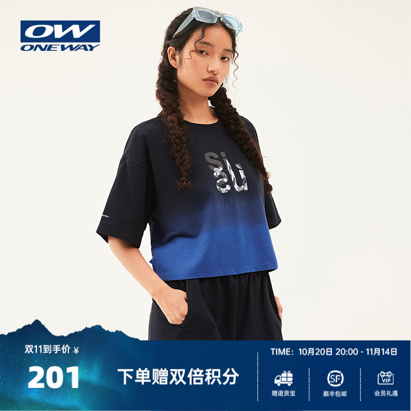 ONEWAY夏季女子潮流休闲短袖T恤