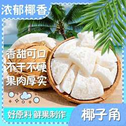 海南椰子角特产小吃椰子肉块椰子片椰角蜜饯果脯果干休闲特色美食