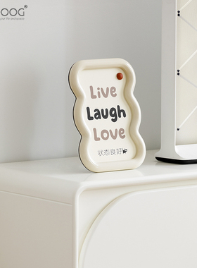 EMITDOOG客厅桌面氛围摆件家居高级感玄关入户电视柜奶油风装饰品