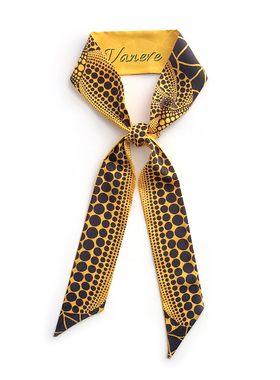 草间弥生南瓜波点油画文艺加长绑包包手柄丝巾飘带领巾腰带发带女