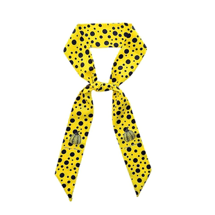 原创设计草间弥生波点南瓜绑包包手柄丝巾飘带领巾腰带发带绑耳机