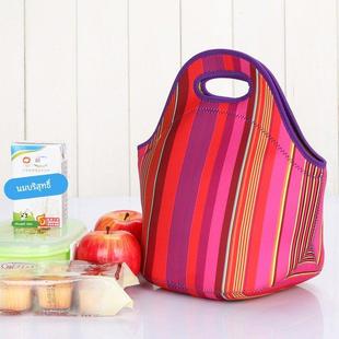 新款韩版防水午餐包手提便当包手拎饭盒袋子男女儿童妈咪保温包
