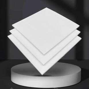 聚四氟乙烯板铁氟龙板管棒四氟板PTFE板防静电板方块楼梯板支座板