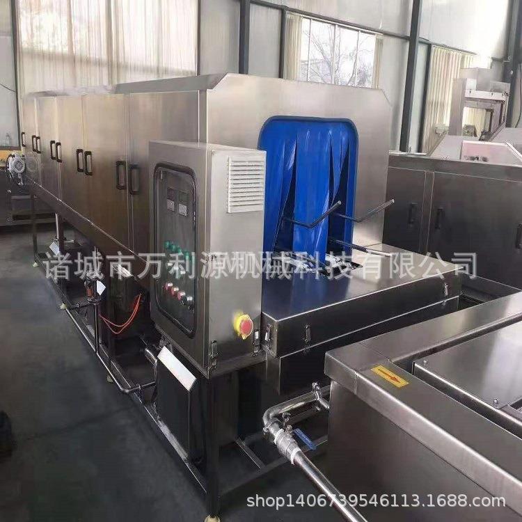 水饺速冻托盘清洗机塑料烘干盘清洗设备蔬菜塑料箩筐清洗机