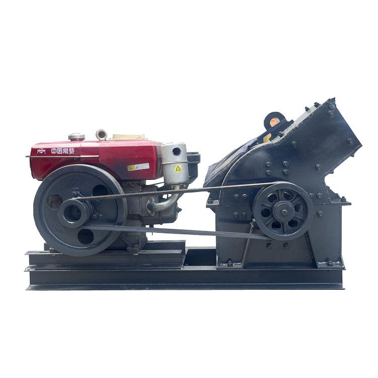 小型鹅卵石锤式破碎机石头锤式破石机建筑矿石料制沙机生产设备