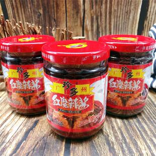 珍多红魔辣酱辣椒酱拌饭酱烧烤爆炒火锅蘸酱家用调味品 220g/瓶