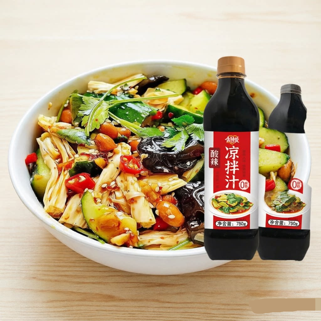 酸辣海鲜捞汁 0脂低卡凉拌汁 捞汁小海鲜调料 家用调味汁