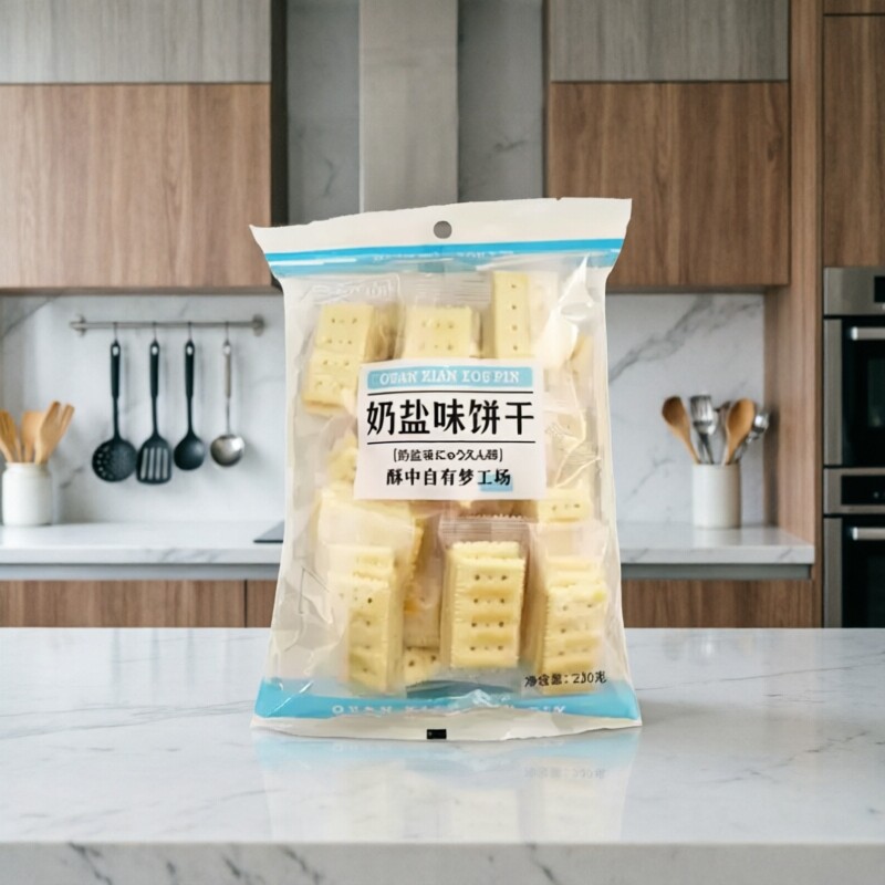 网红奶盐苏打饼干230g*2包 休闲代餐梳打饼干 茶点零食早餐搭档