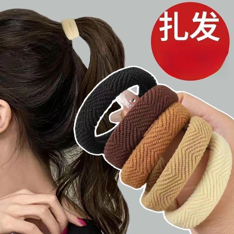 加粗高弹耐用发圈20根混色
