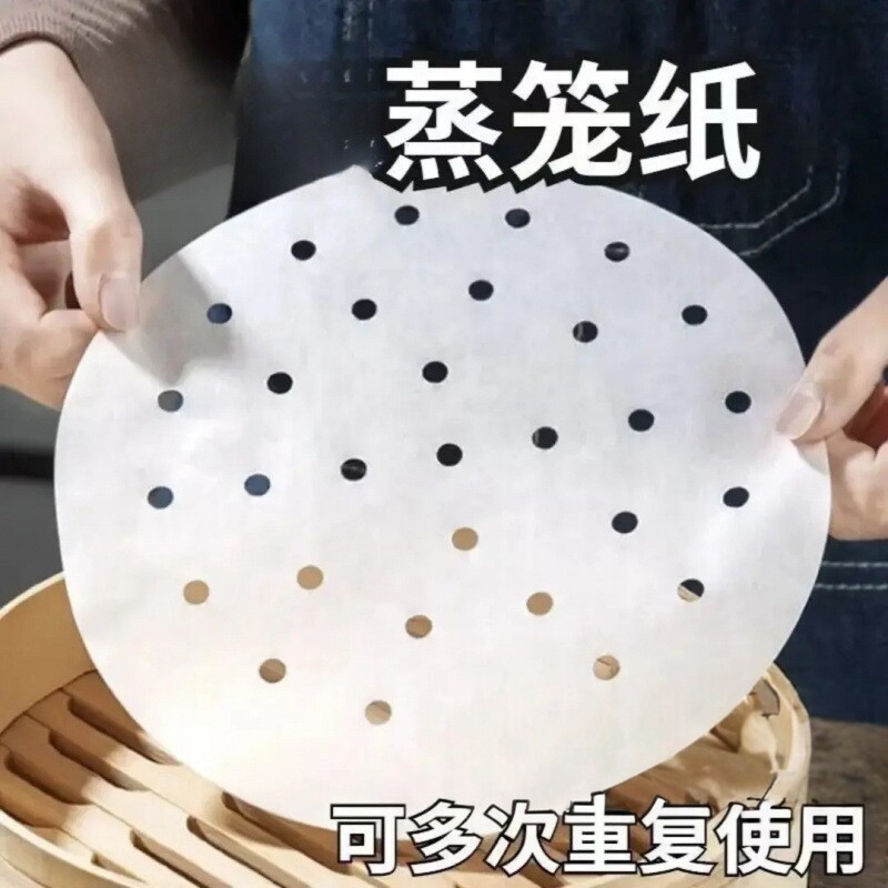 圆形不粘硅油蒸笼纸屉布家用